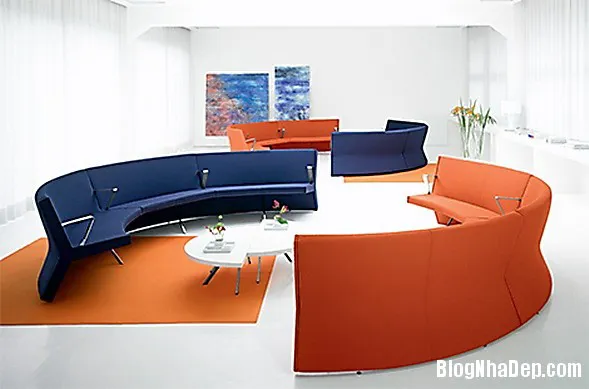 Mẫu sofa sắc màu rực rỡ cho phòng khách