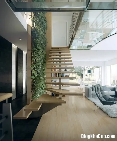Những cách thiết kế cầu thang độc đáo, sống động cho ngôi nhà đẹp