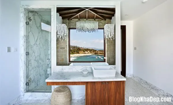 Những gian phòng tắm tuyệt đẹp theo kiểu Địa Trung Hải