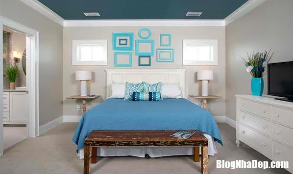 de5abe8a70343651b01b0fa1513a5f33 Những không gian phòng ngủ đẹp thư giãn với sắc xanh blue