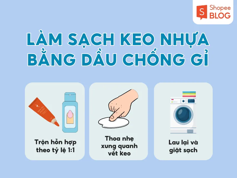 10+ cách tẩy keo nhựa trên quần áo sạch nhanh chóng tại nhà