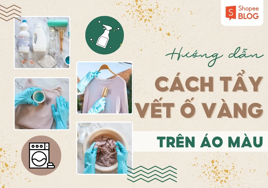 11+ cách tẩy vết ố vàng trên áo màu nhanh, đơn giản và hiệu quả