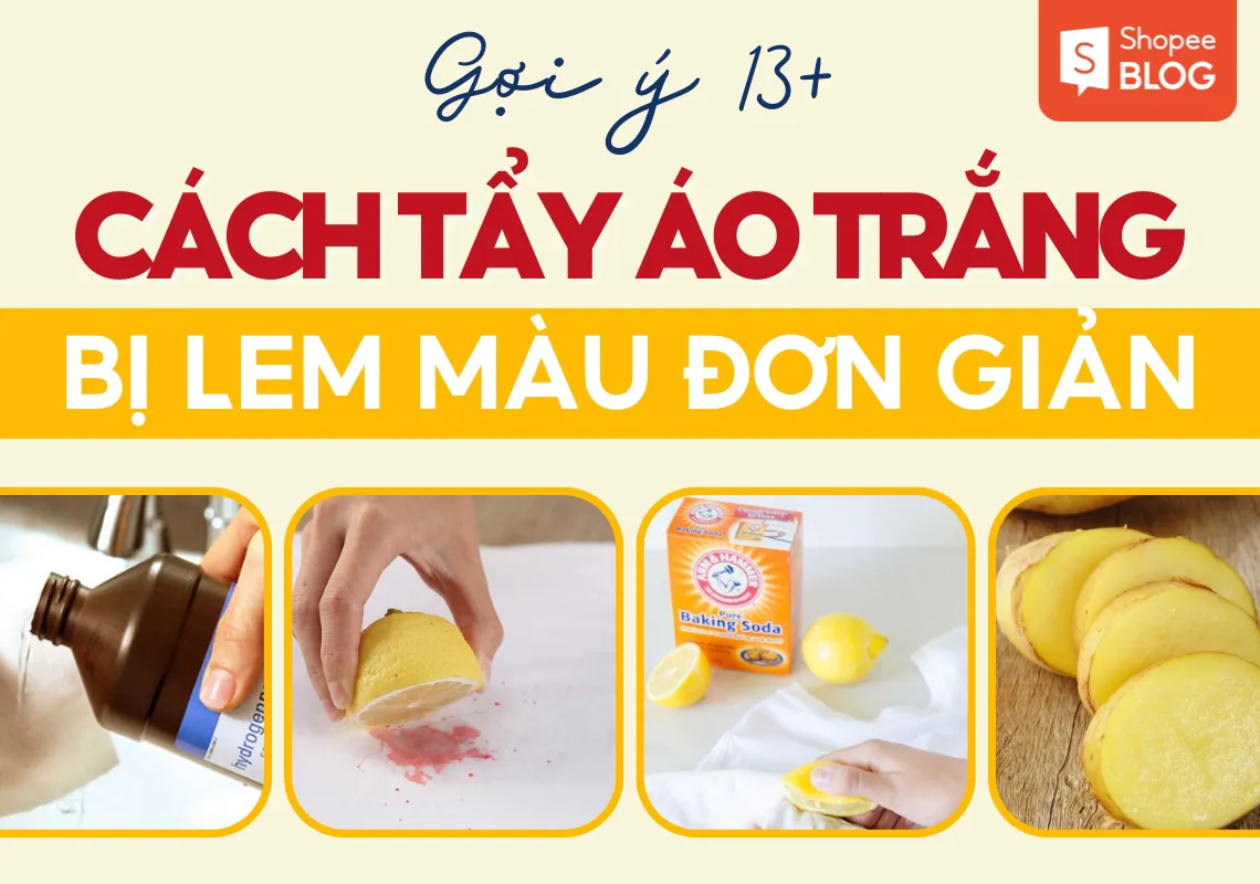 13+ cách tẩy áo trắng bị lem màu từ áo khác đơn giản tại nhà