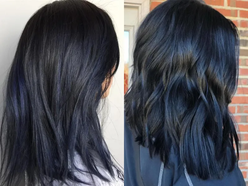 15+ màu nhuộm tóc xanh đen trendy cực tôn da