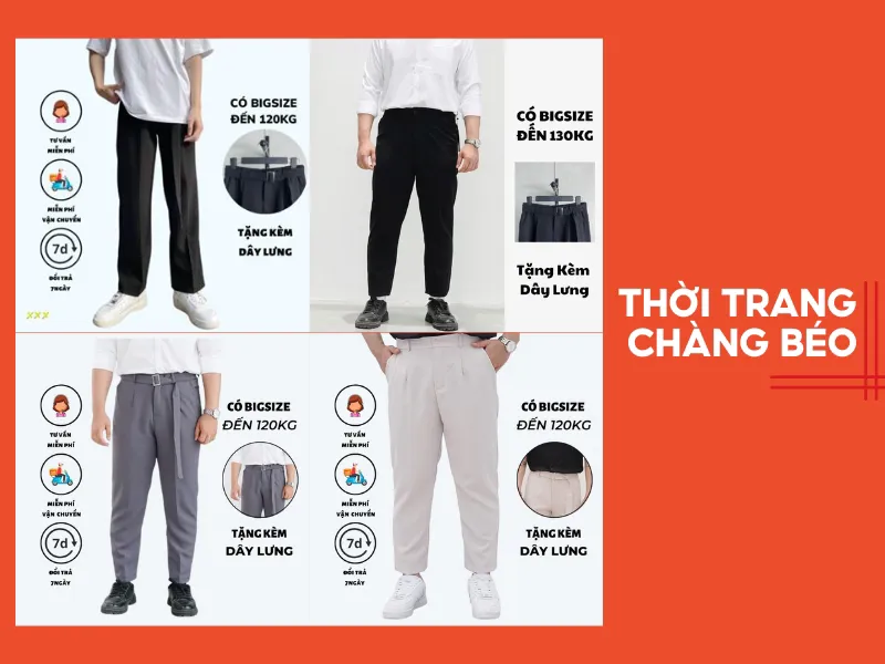 15+ shop quần tây nam trên Shopee có mẫu mã đẹp, chuẩn form