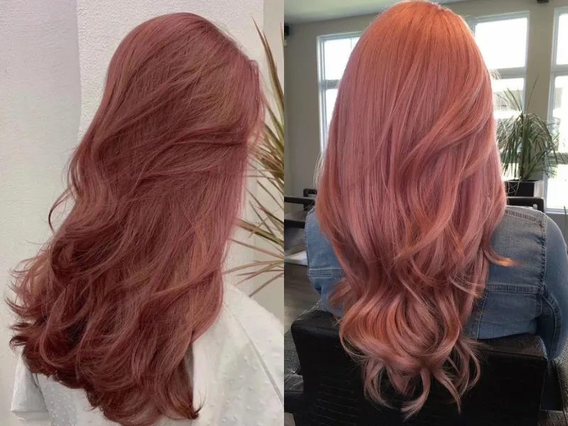15+ tóc nâu hồng giúp các bạn nữ tôn da triệt để