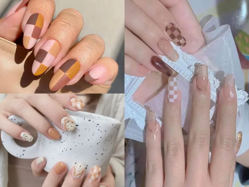 20+ mẫu nail caro trendy, xinh xắn, ấn tượng cho các nàng