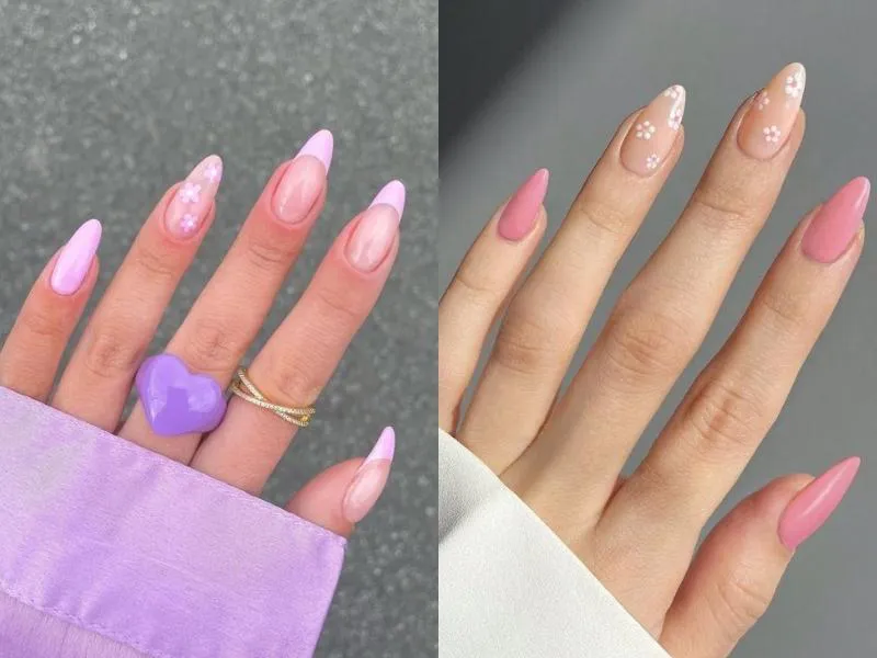 20+ mẫu nail màu hồng đẹp ngất ngây cho phái nữ