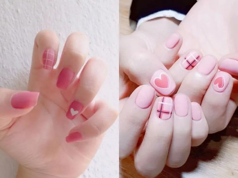 20+ mẫu nail màu hồng đẹp ngất ngây cho phái nữ