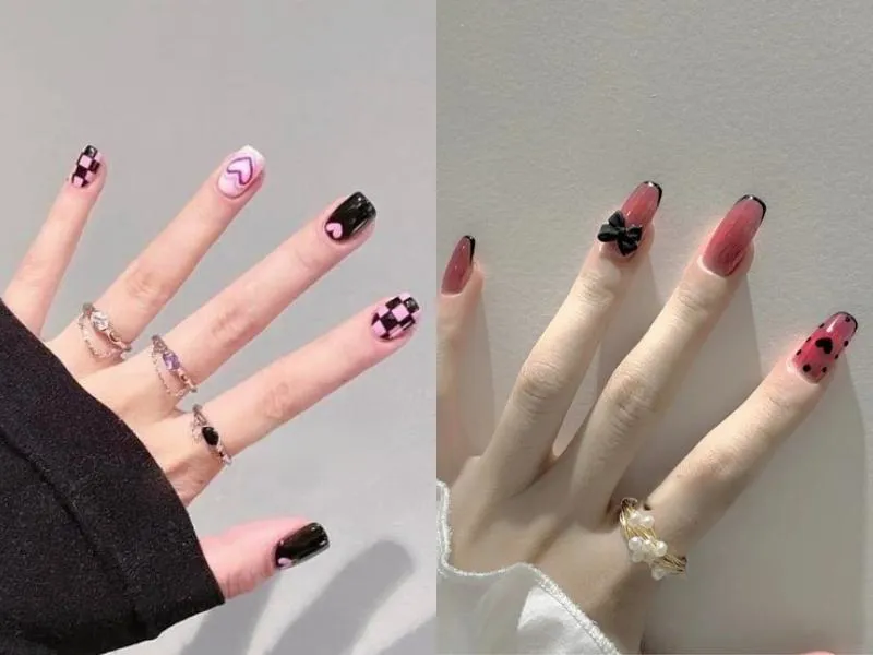 20+ mẫu nail màu hồng đẹp ngất ngây cho phái nữ