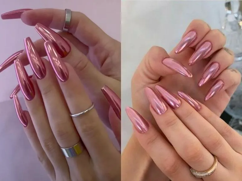 20+ mẫu nail màu hồng đẹp ngất ngây cho phái nữ