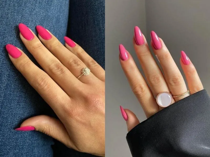 20+ mẫu nail màu hồng đẹp ngất ngây cho phái nữ