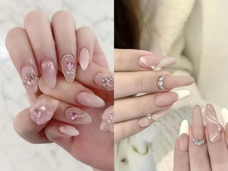 20+ mẫu nail màu hồng đẹp ngất ngây cho phái nữ