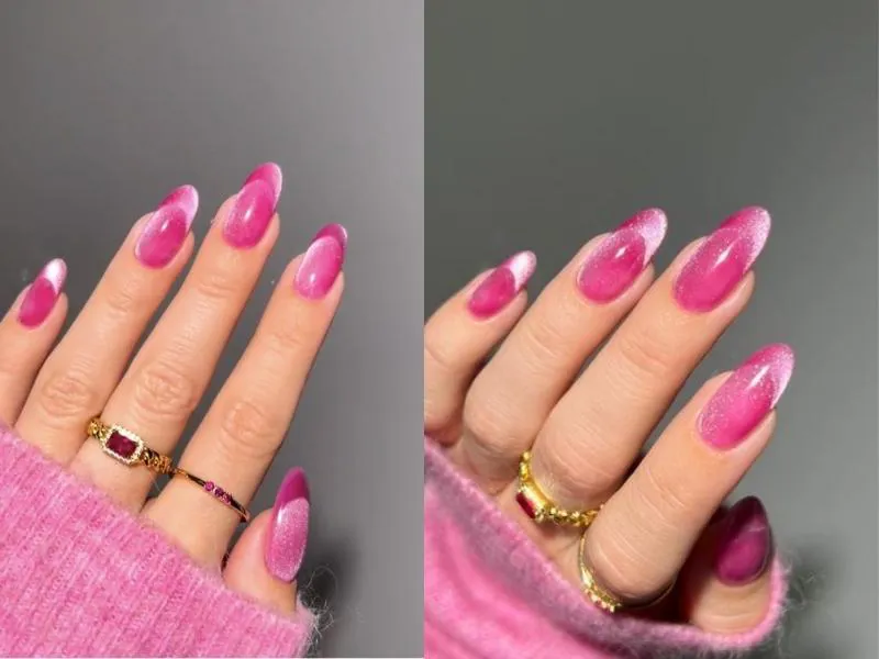 20+ mẫu nail màu hồng đẹp ngất ngây cho phái nữ