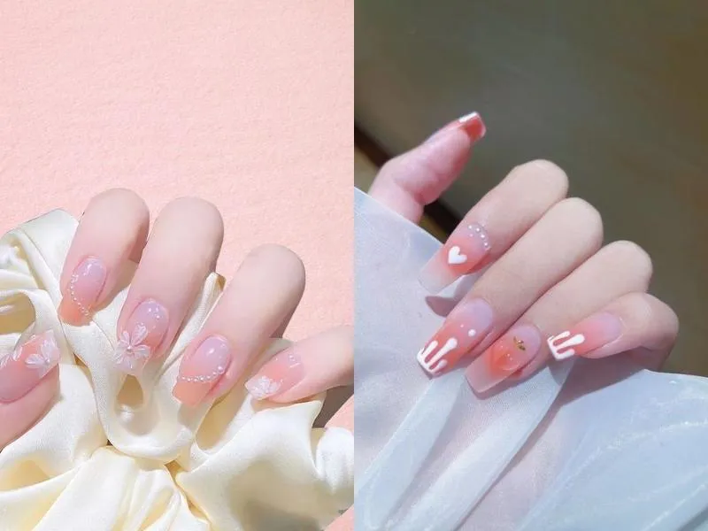 20+ mẫu nail màu hồng đẹp ngất ngây cho phái nữ