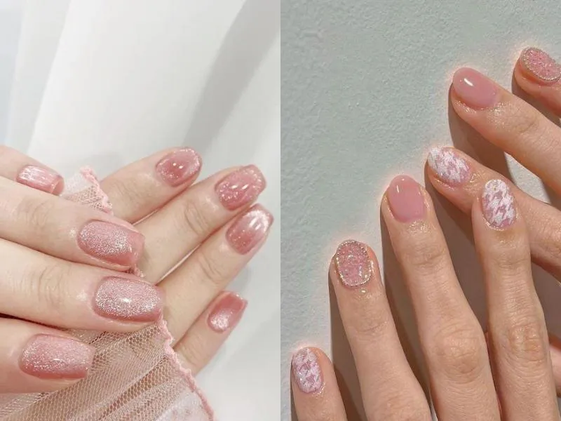 20+ mẫu nail màu hồng đẹp ngất ngây cho phái nữ