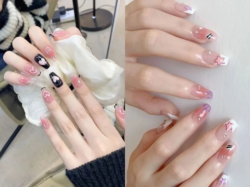 20+ mẫu nail màu hồng đẹp ngất ngây cho phái nữ