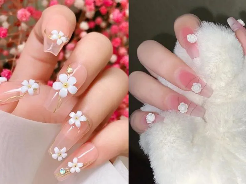 20+ mẫu nail màu hồng đẹp ngất ngây cho phái nữ