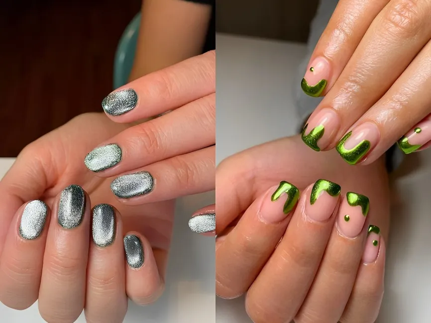 20+ mẫu nail màu xanh lá đẹp độc đáo và sành điệu