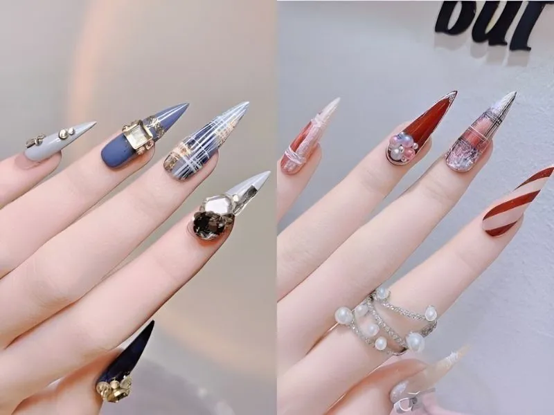 30+ mẫu nail Tết 2024 hot trend, rực rỡ đón Xuân sang