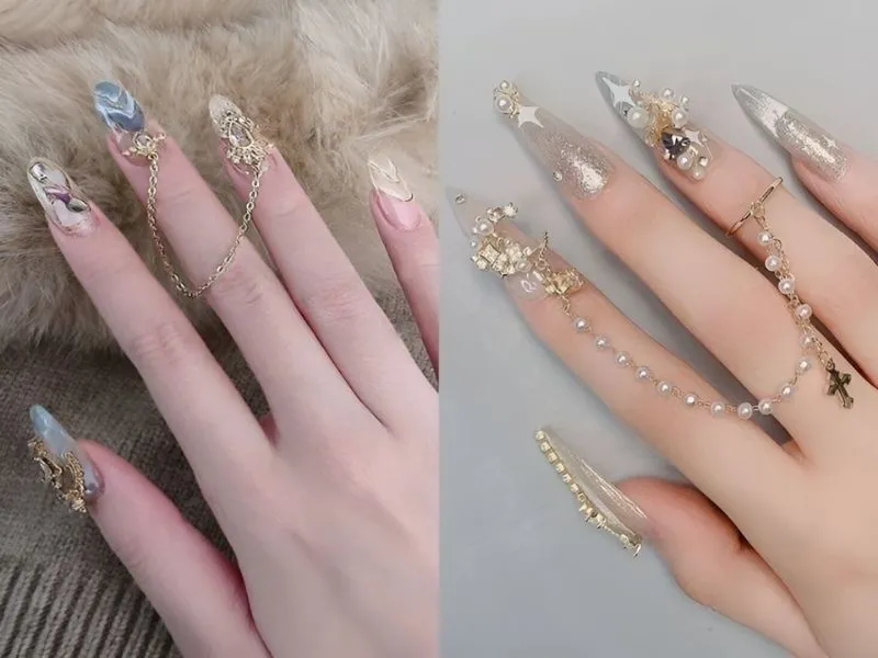 30+ mẫu nail Tết 2024 hot trend, rực rỡ đón Xuân sang