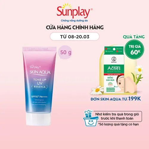 5 cách phân biệt kem chống nắng Skin Aqua thật giả đơn giản