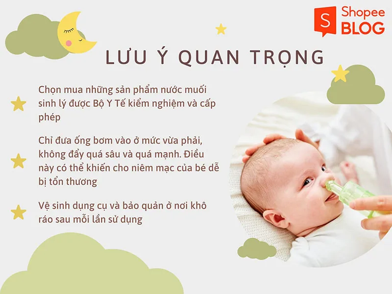 5 Cách rửa mũi cho trẻ sơ sinh an toàn