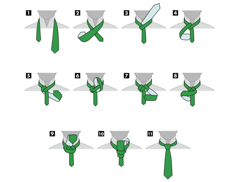 9+ cách thắt cà vạt nam đơn giản, nhanh chóng cho người mới