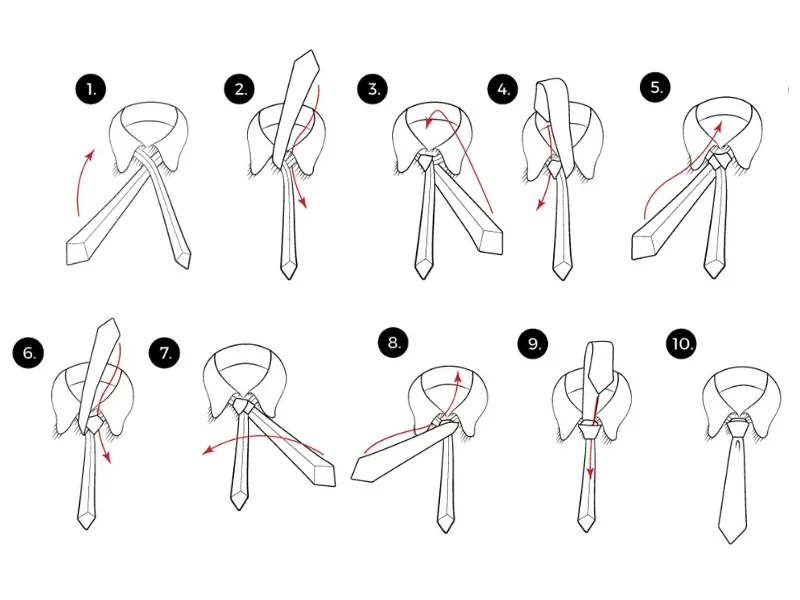 9+ cách thắt cà vạt nam đơn giản, nhanh chóng cho người mới