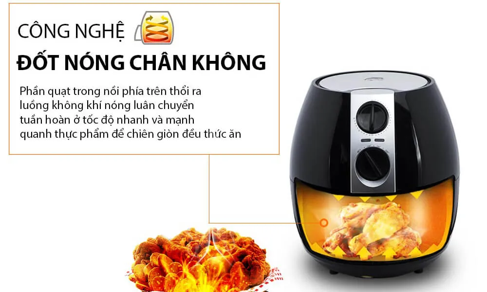 Bật Mí Kinh Nghiệm Mua Nồi Chiên Không Dầu Chất Lượng