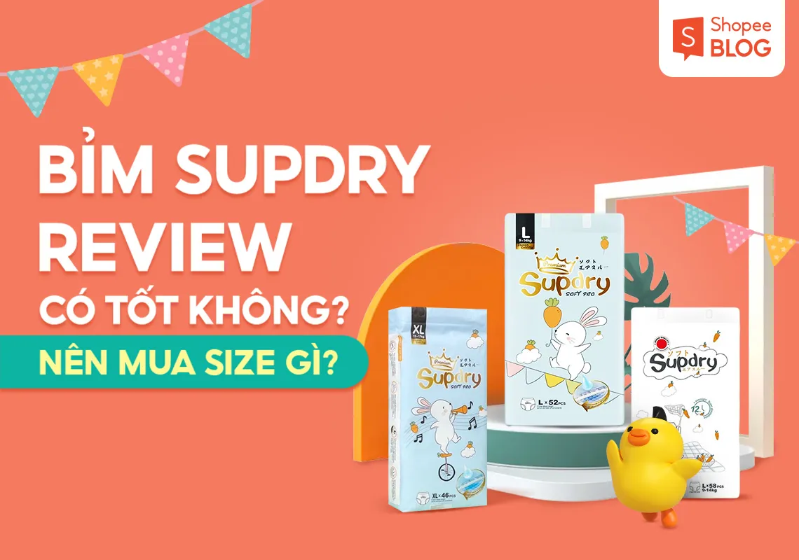 Bỉm Supdry review có tốt không? Nên mua size gì? 