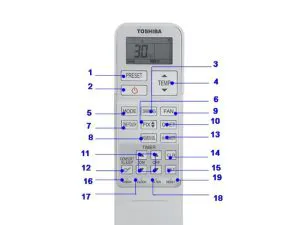 Cách chỉnh máy lạnh Toshiba bằng remote chi tiết nhất