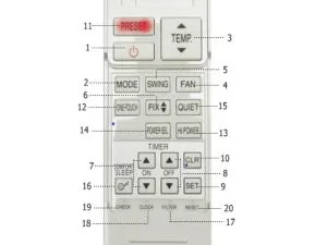 Cách chỉnh máy lạnh Toshiba bằng remote chi tiết nhất