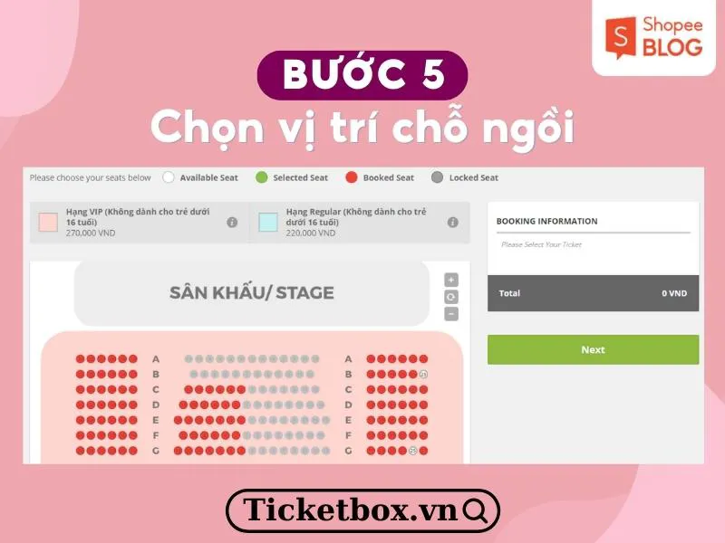 Cách mua vé concert tại Hàn, Thái, Singapore, Việt Nam,… chi tiết từng bước