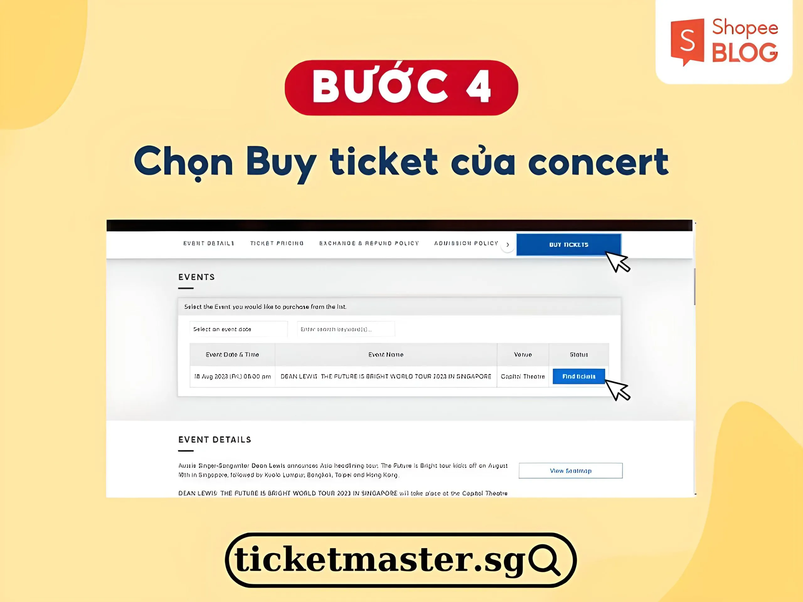 Cách mua vé concert tại Hàn, Thái, Singapore, Việt Nam,… chi tiết từng bước