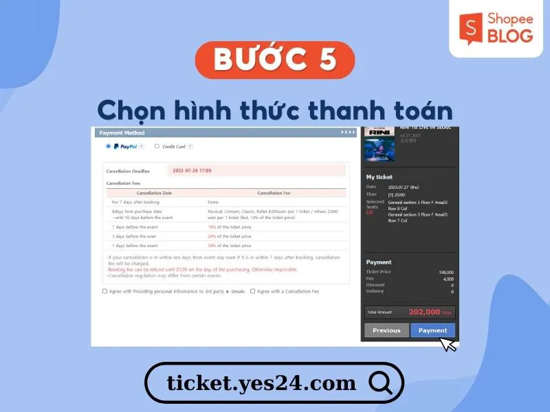 Cách mua vé concert tại Hàn, Thái, Singapore, Việt Nam,… chi tiết từng bước