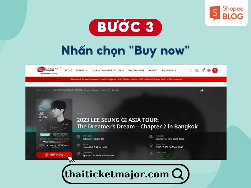 Cách mua vé concert tại Hàn, Thái, Singapore, Việt Nam,… chi tiết từng bước