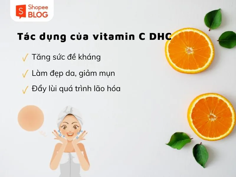 Cách uống DHC Kẽm và Vitamin C làm đẹp da hiệu quả, an toàn