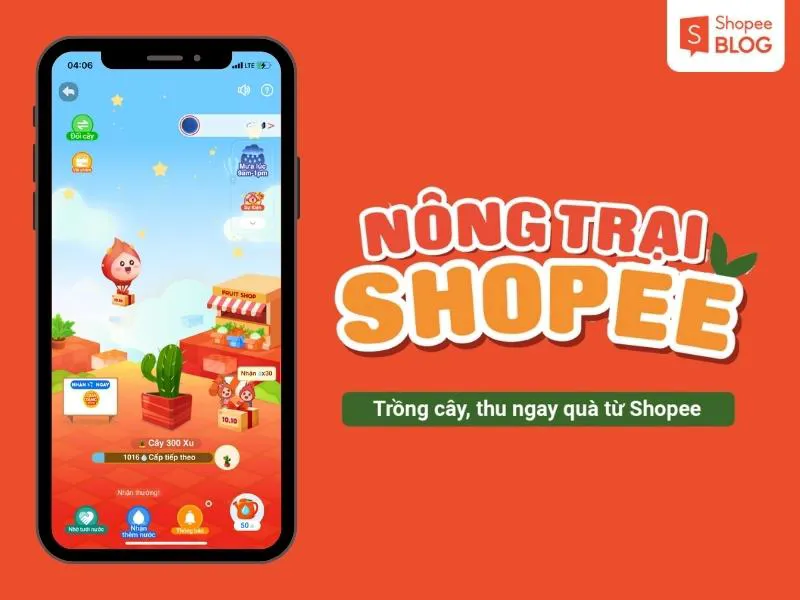 Chơi game trên Shopee Game trúng hàng ngàn phần quà hấp dẫn