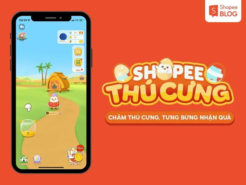 Chơi game trên Shopee Game trúng hàng ngàn phần quà hấp dẫn