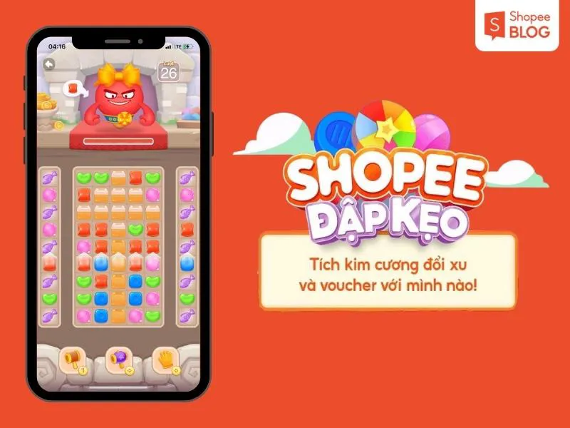 Chơi game trên Shopee Game trúng hàng ngàn phần quà hấp dẫn