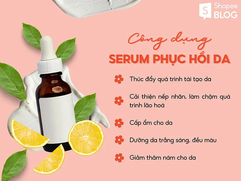 Đâu là những loại serum phục hồi da được các nàng yêu thích?