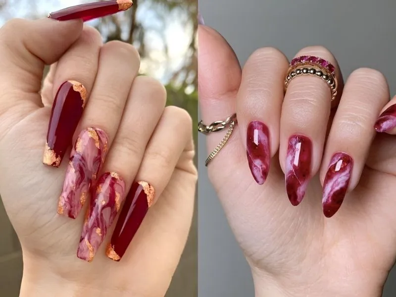 Gợi ý 20+ mẫu nail màu đỏ cho nàng thêm nổi bật, rực rỡ