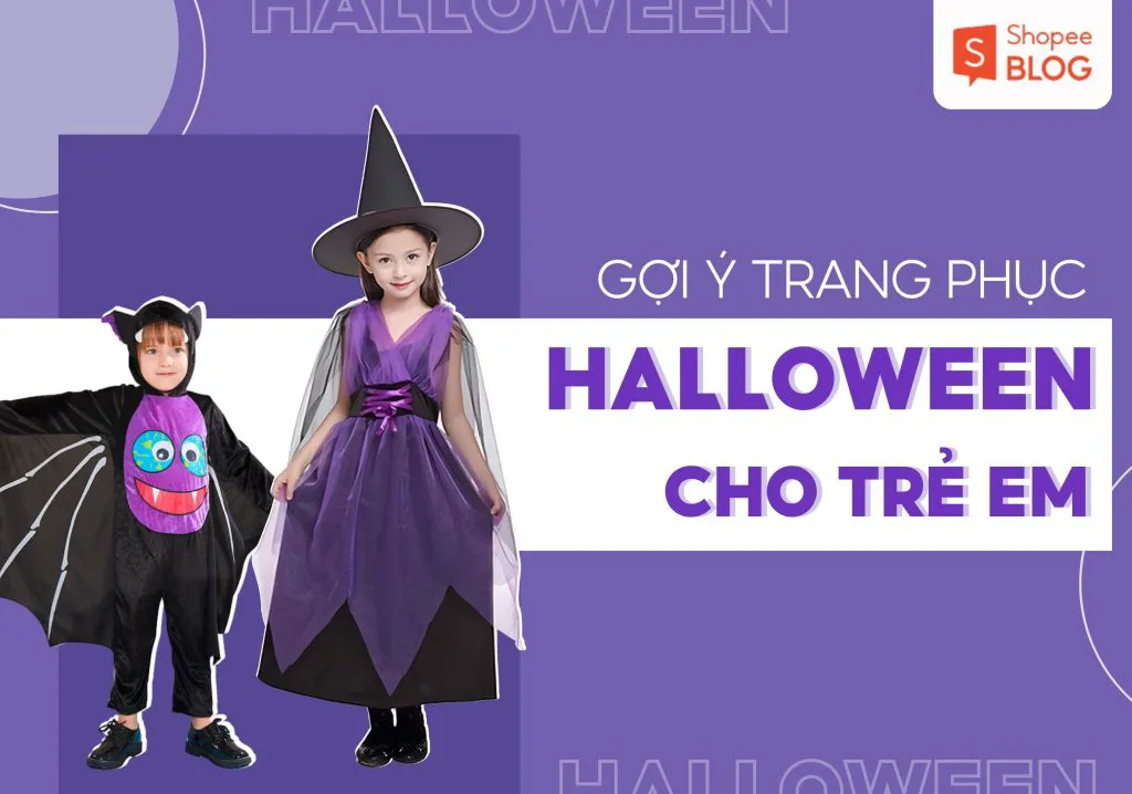 Gợi ý trang phục Halloween cho bé gái và bé trai