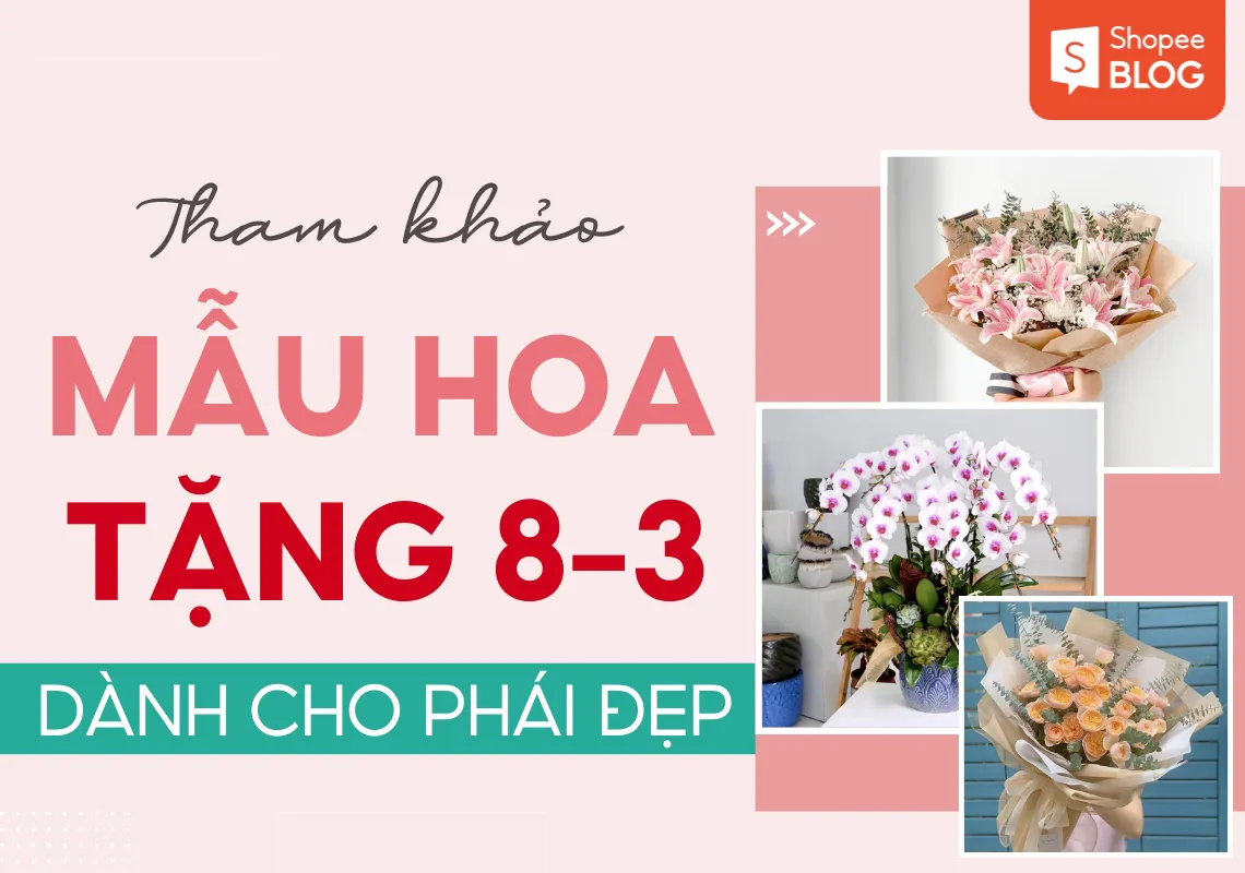 Hoa tặng mùng 8 tháng 3 ý nghĩa cho phái đẹp