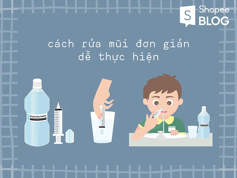 Hướng dẫn cách rửa mũi bằng nước muối cho mọi lứa tuổi