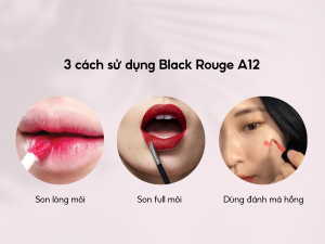 Khám phá son A12 Black Rouge là màu gì khiến giới làm đẹp đều chao đảo?