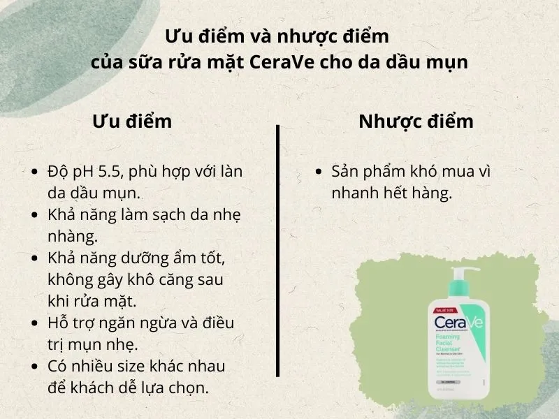 Mách bạn 6 loại sữa rửa mặt cho da dầu mụn hiệu quả