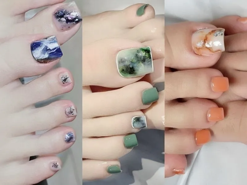 Mách nàng 20+ mẫu móng chân Hàn Quốc đẹp và trendy