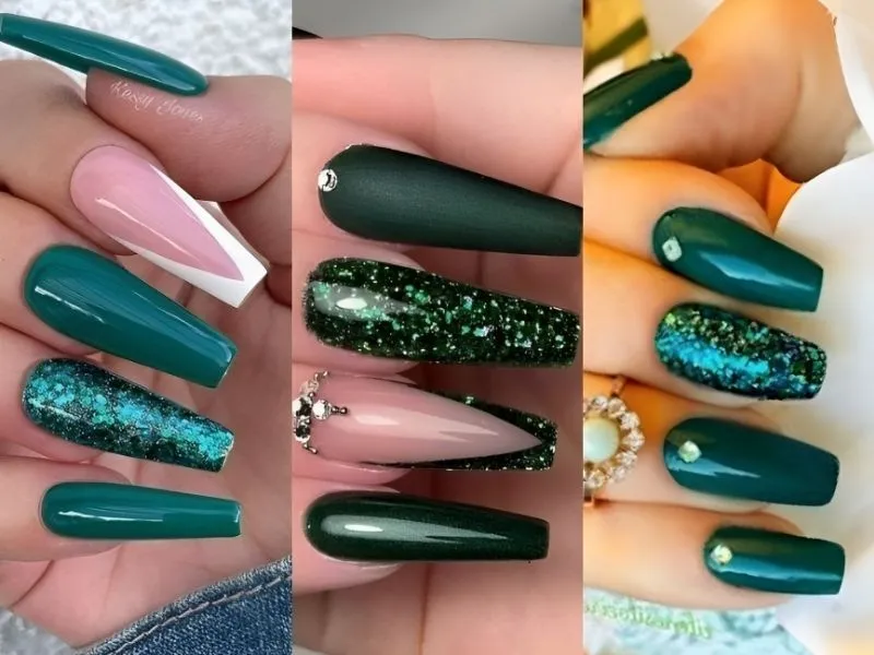 Mách nàng 20+ mẫu nail kim tuyến lấp lánh, đầy cuốn hút